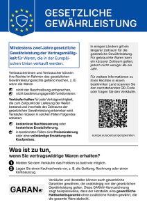 EU Gewaehrleistungslabel DE EU Gewaehrleistungslabel DE